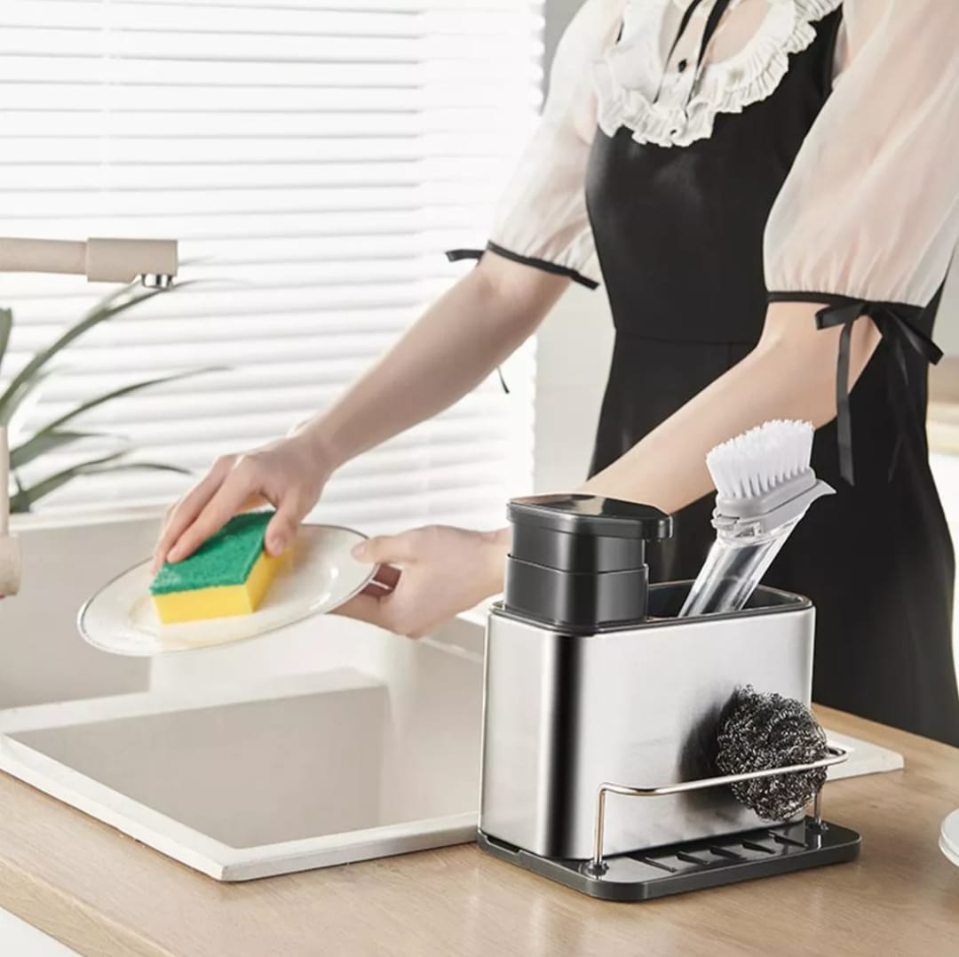 Escurridor y Dispensador de Lavaplatos